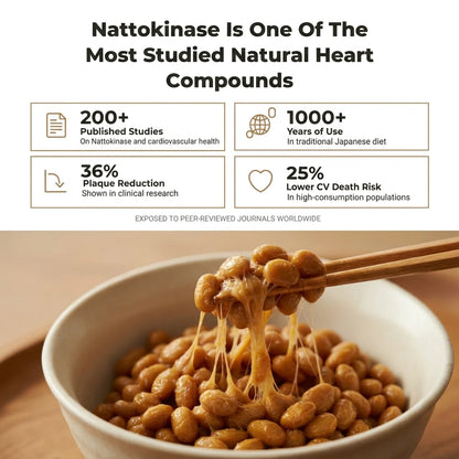 Lipexa Nattokinase - Dissolves the Hardened Plaque Trapped Inside Your Artery